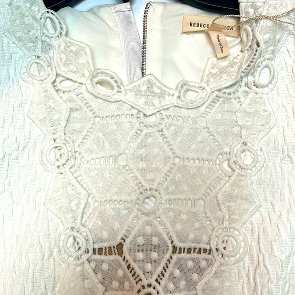 Rebecca Taylor - White Lace Top- NEW w/Tags - Picture 5 of 16
